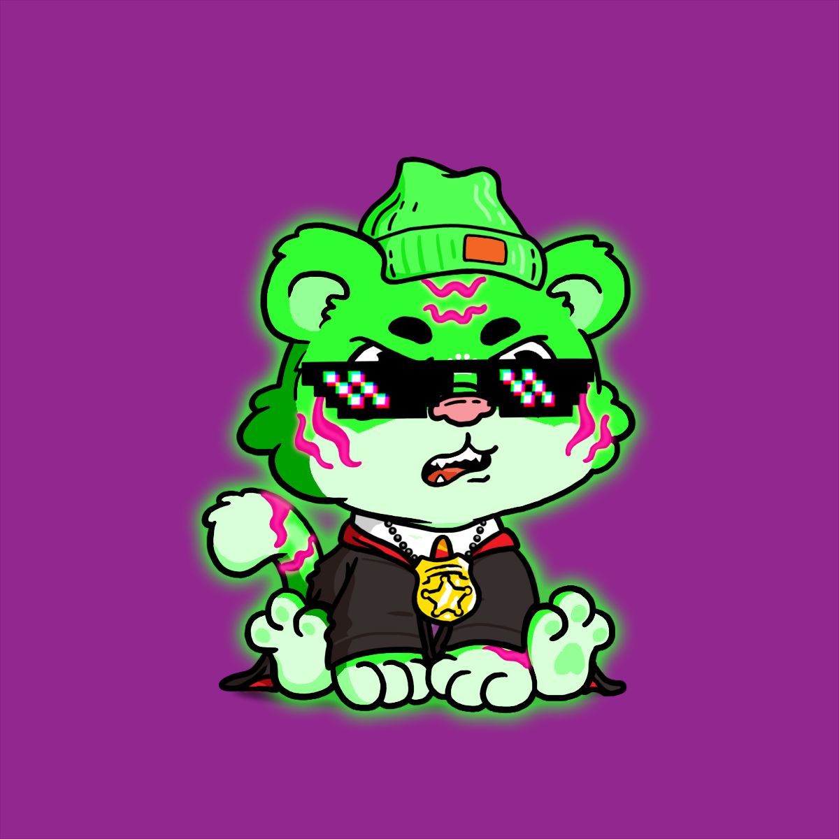 Grouchy Tiger Cub #440