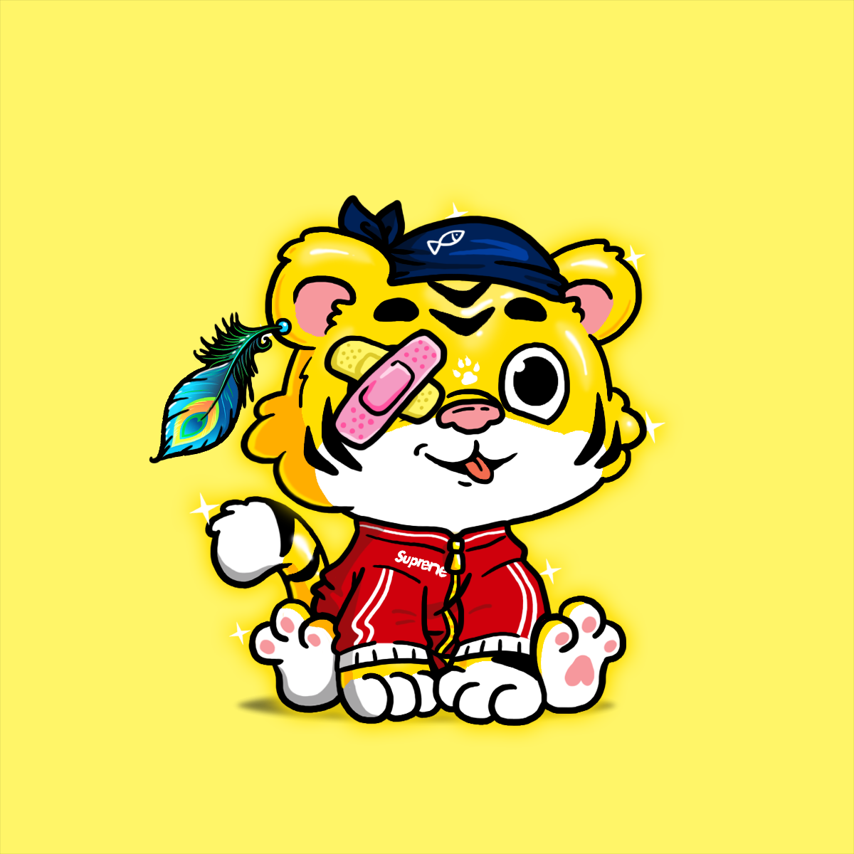 Grouchy Tiger Cub #488