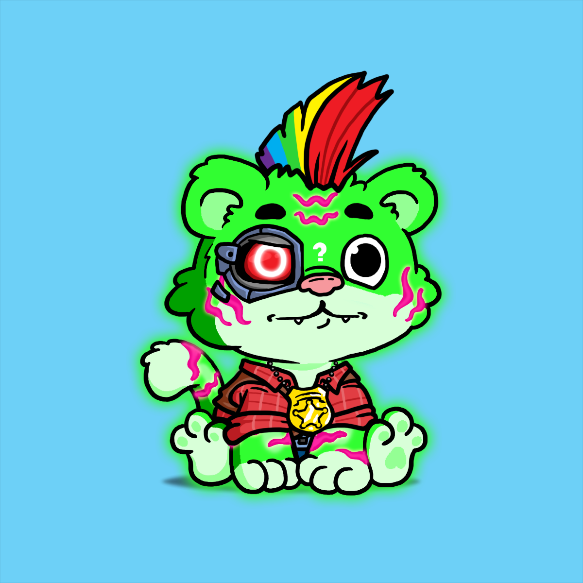 Grouchy Tiger Cub #506