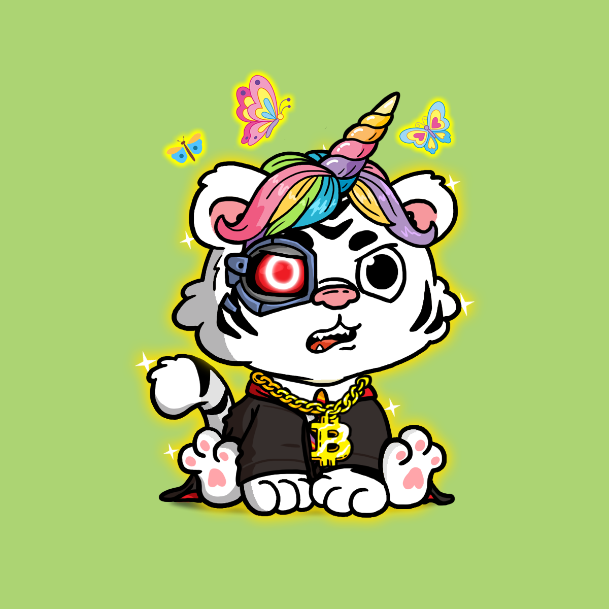 Grouchy Tiger Cub #514