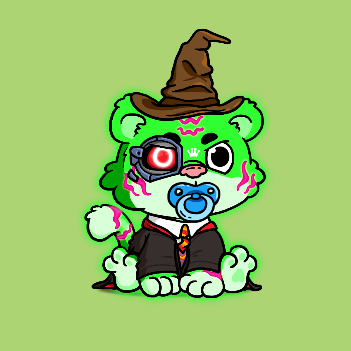 Grouchy Tiger Cub #527