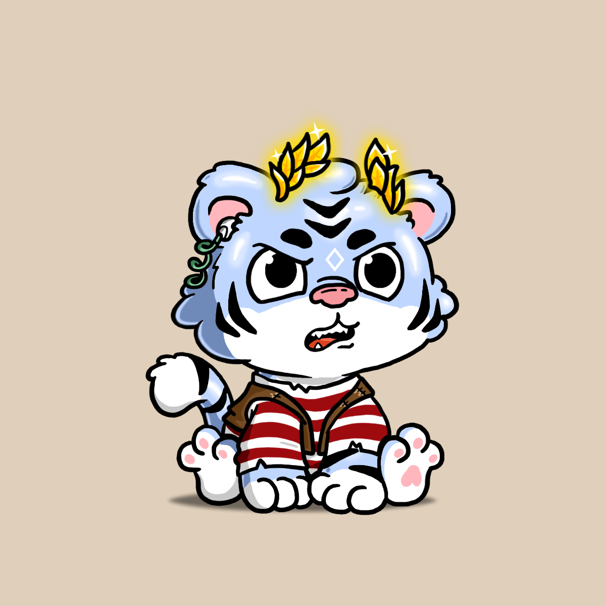 Grouchy Tiger Cub #50