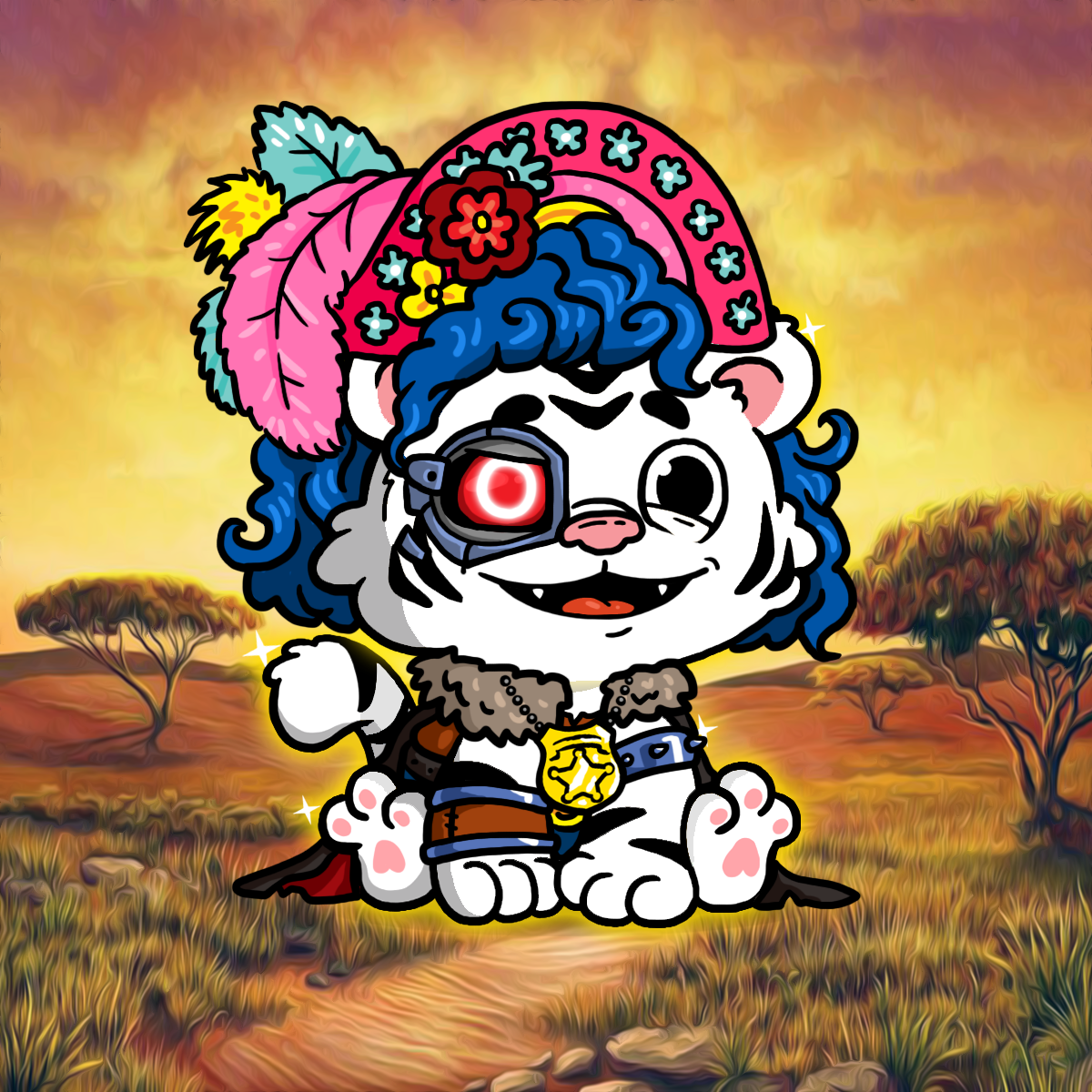 Grouchy Tiger Cub #722
