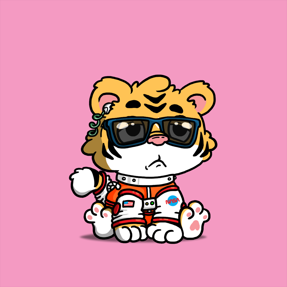 Grouchy Tiger Cub #713