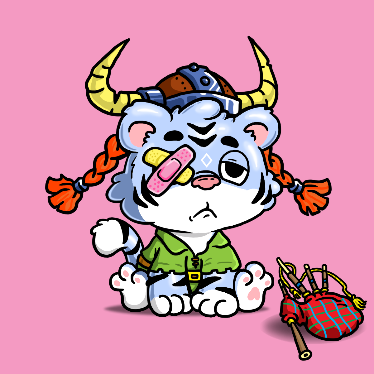 Grouchy Tiger Cub #718