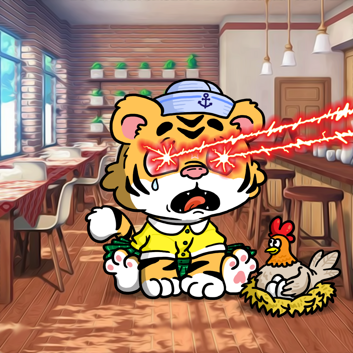 Grouchy Tiger Cub #741