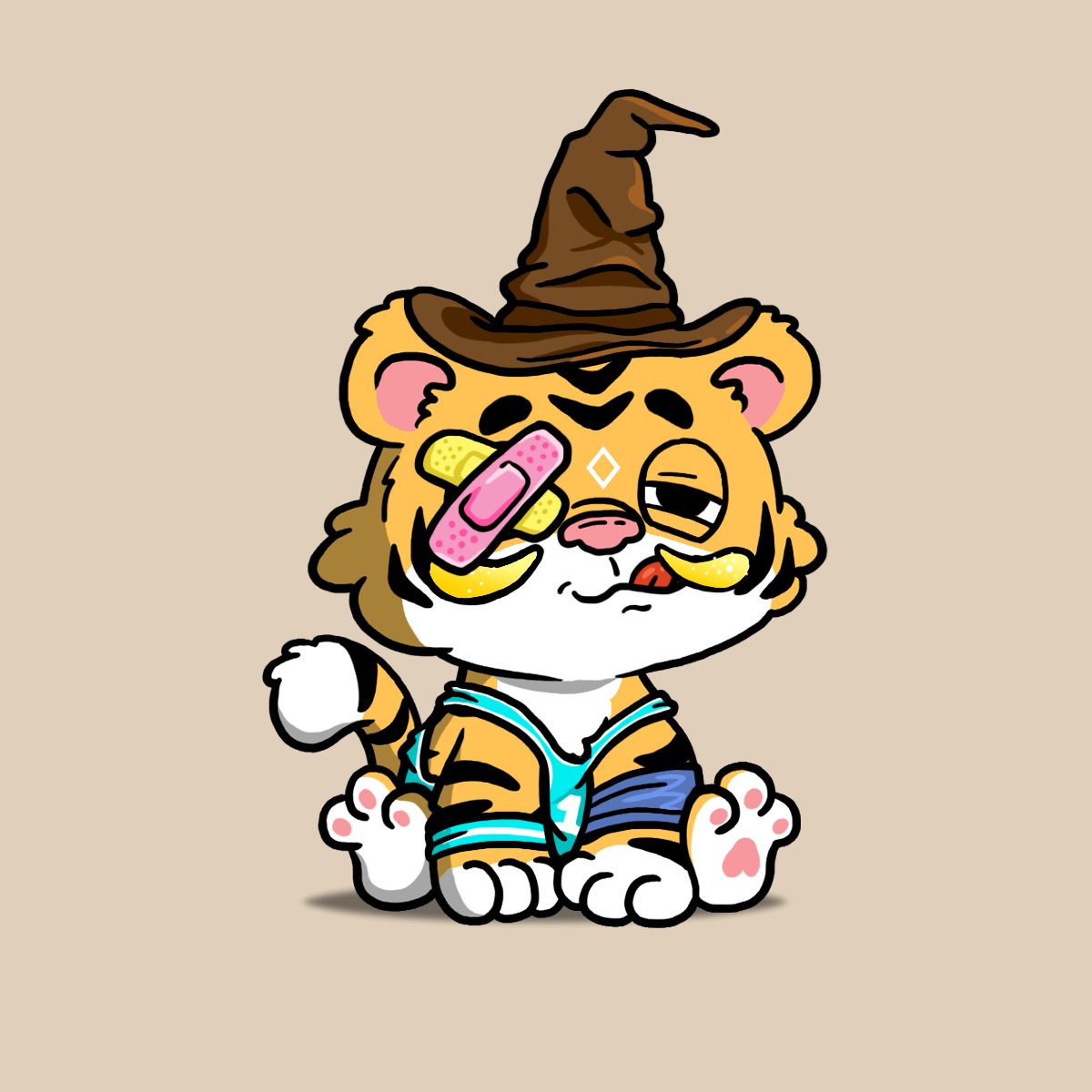 Grouchy Tiger Cub #756