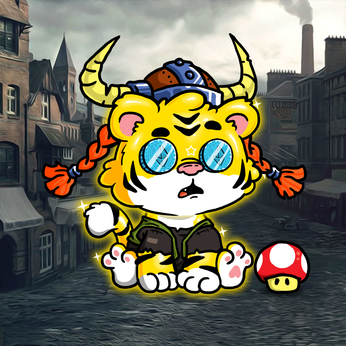 Grouchy Tiger Cub #796