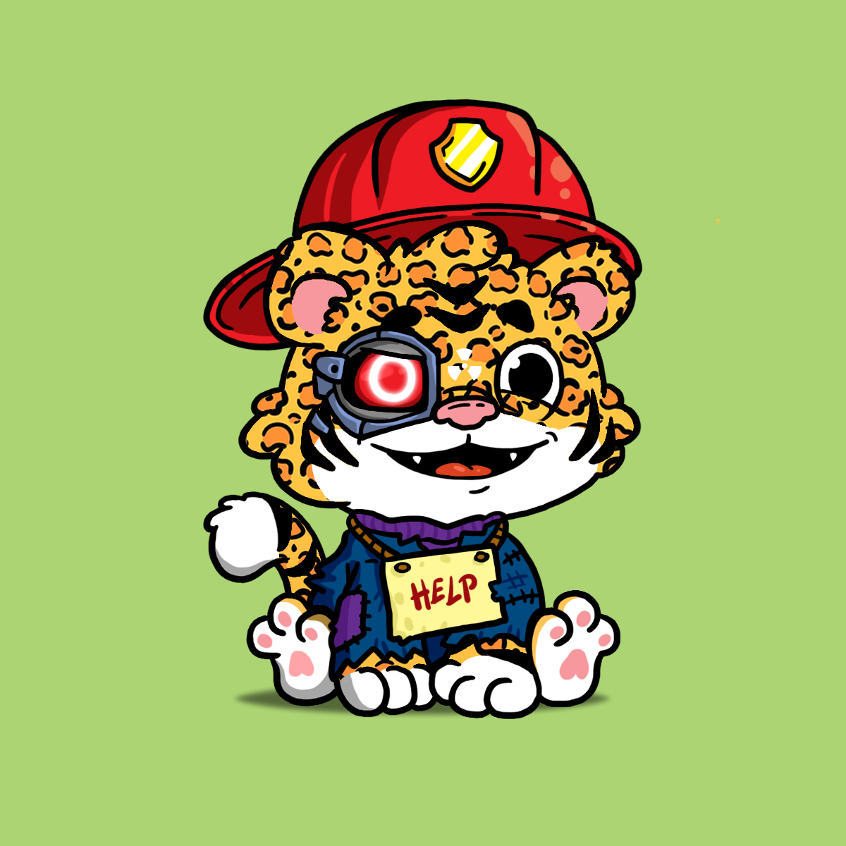 Grouchy Tiger Cub #827