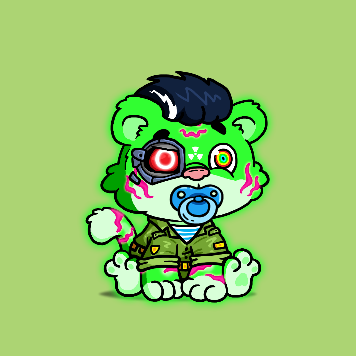 Grouchy Tiger Cub #848
