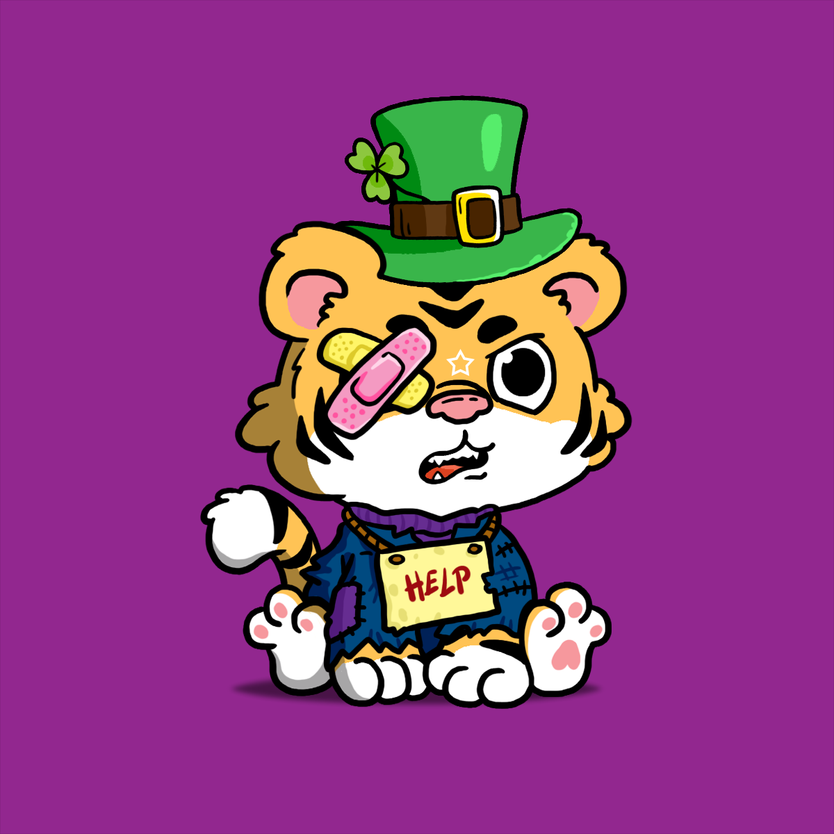 Grouchy Tiger Cub #893