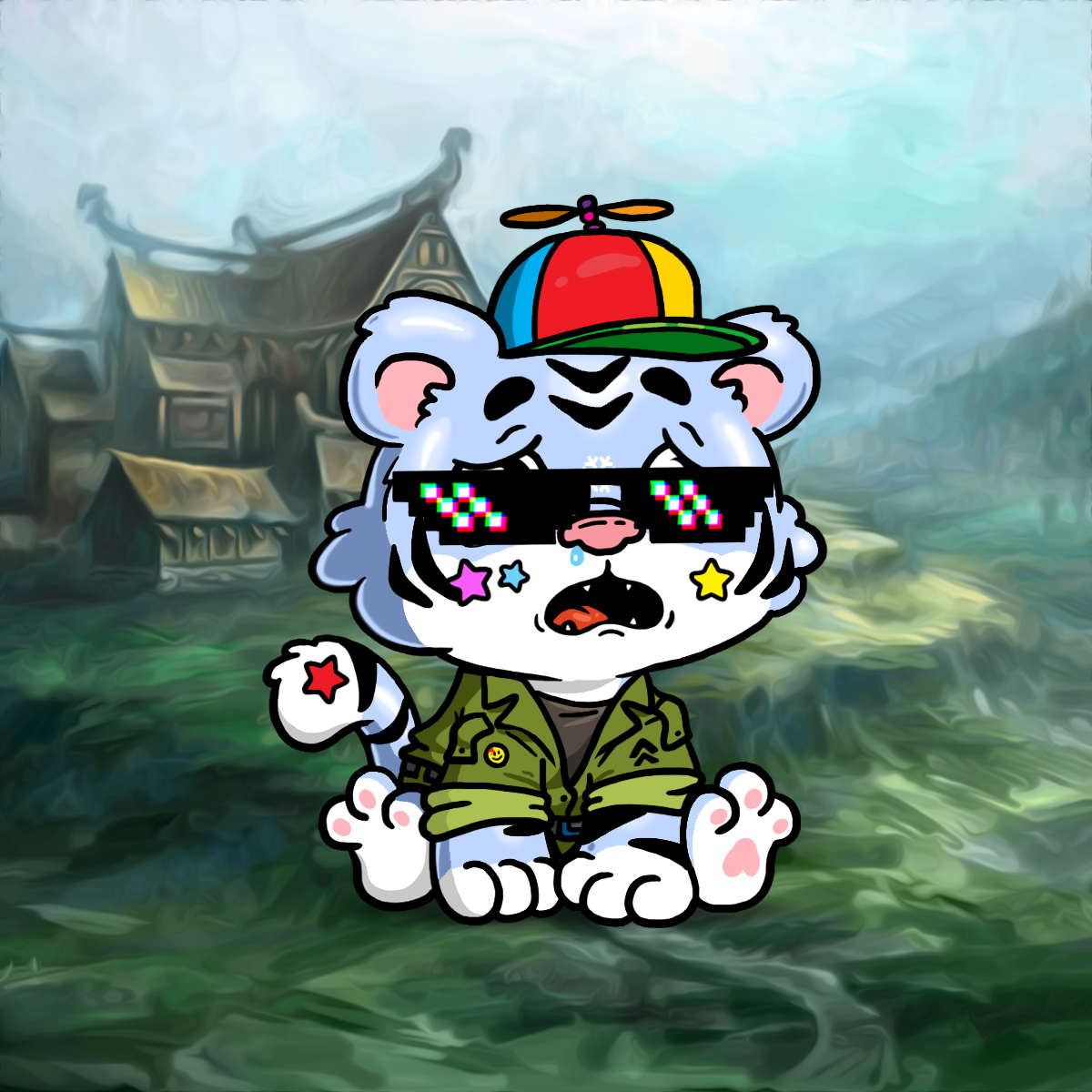 Grouchy Tiger Cub #915