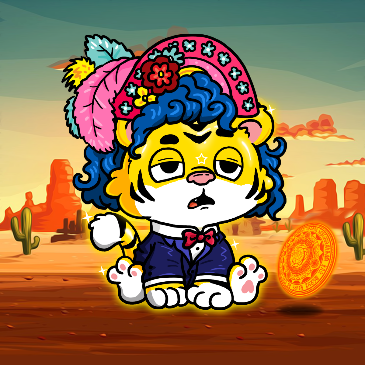 Grouchy Tiger Cub #944