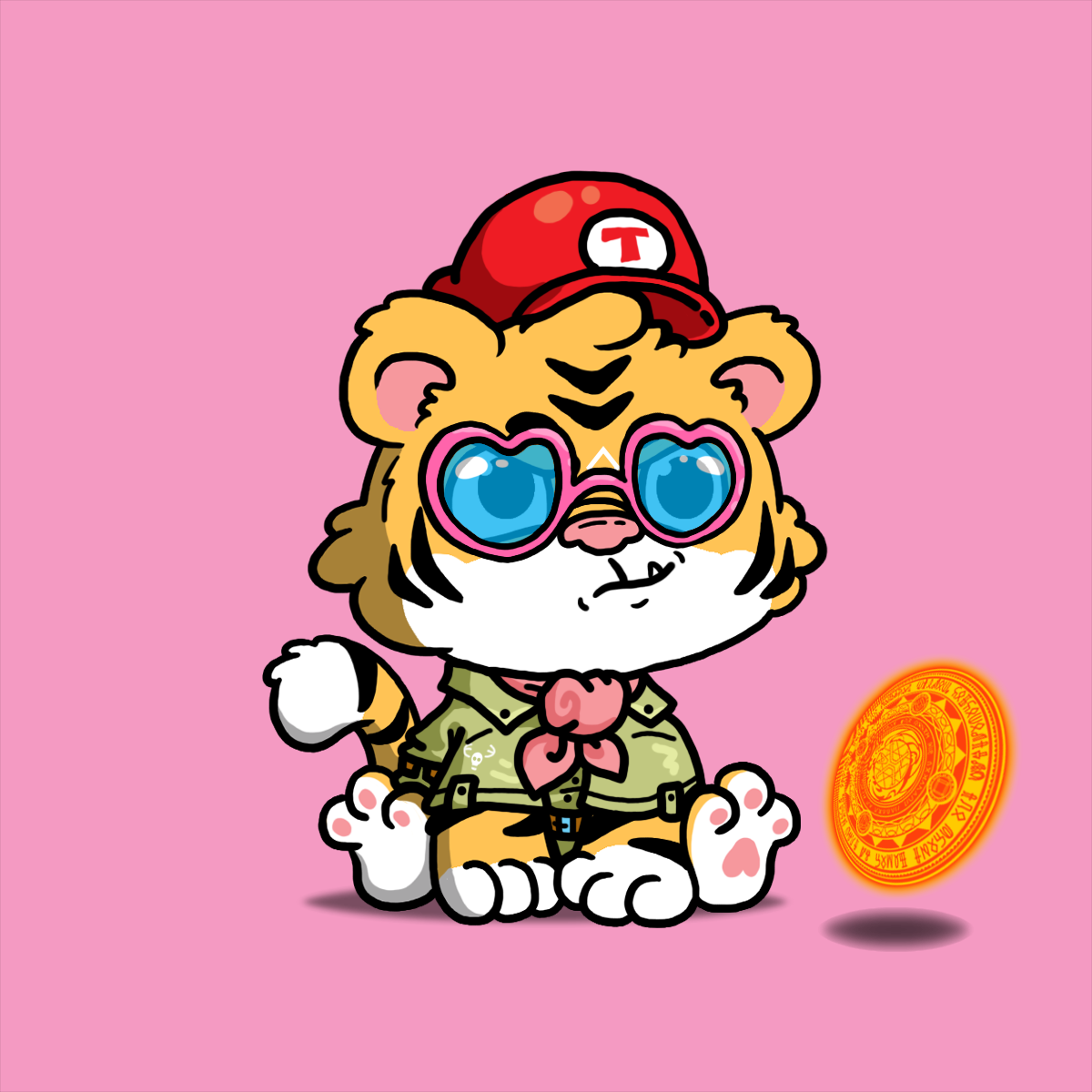 Grouchy Tiger Cub #938