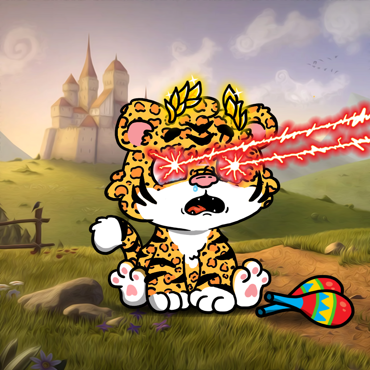 Grouchy Tiger Cub #965