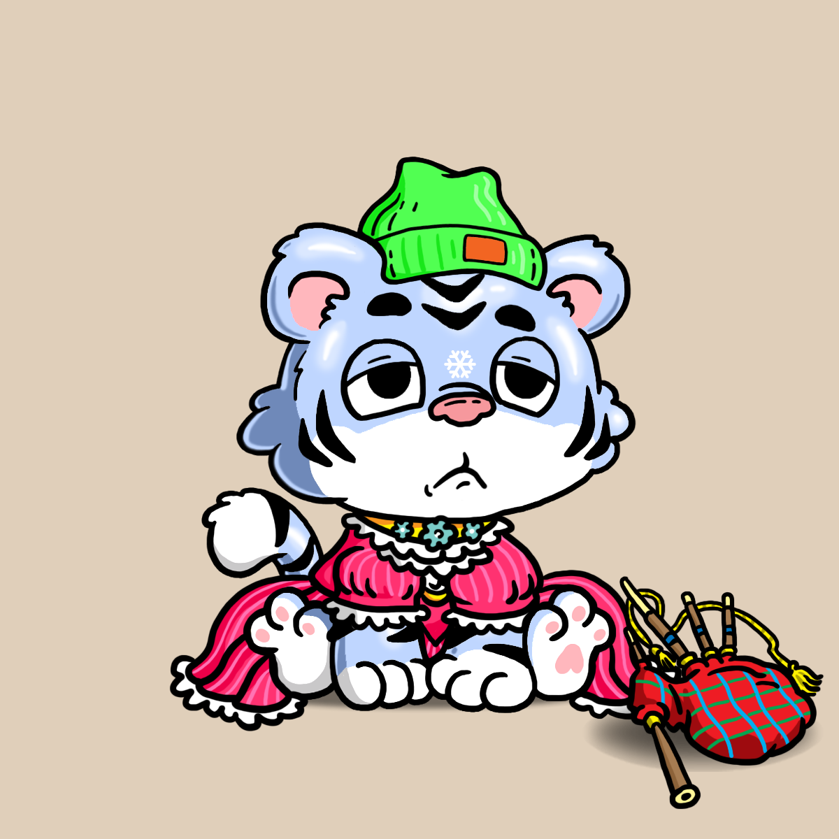 Grouchy Tiger Cub #992