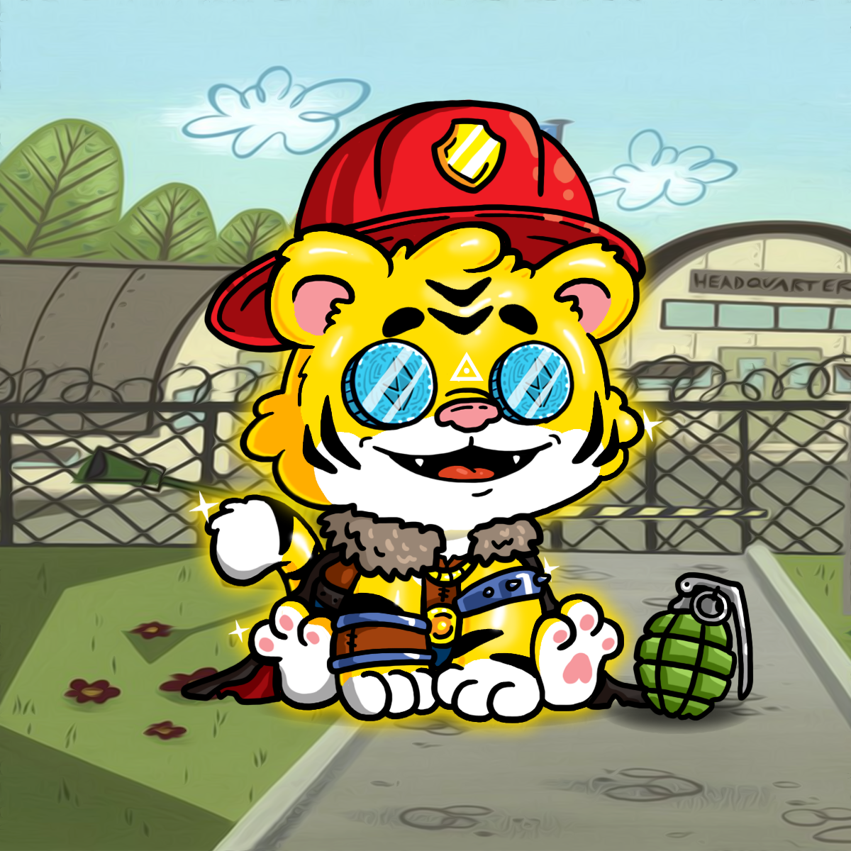 Grouchy Tiger Cub #1009
