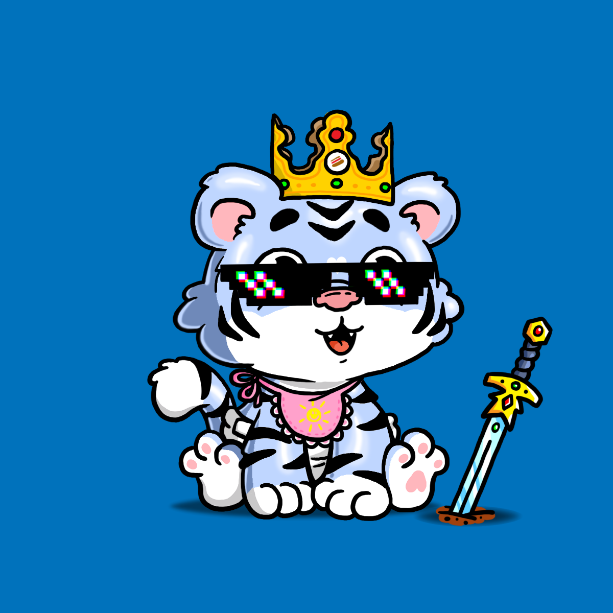 Grouchy Tiger Cub #1025