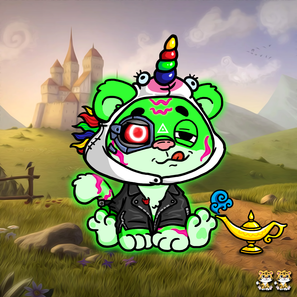 Grouchy Tiger Cub #1043