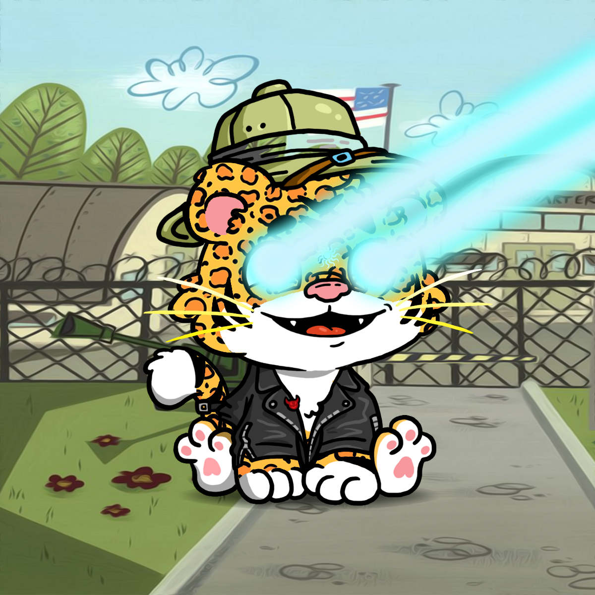 Grouchy Tiger Cub #1028