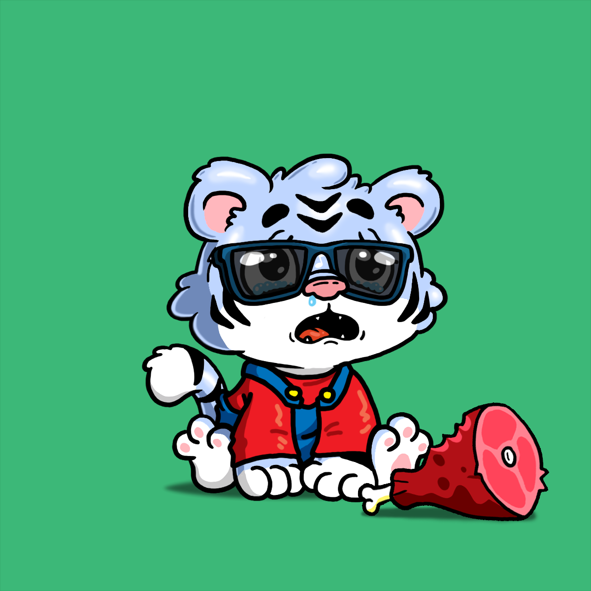 Grouchy Tiger Cub #1050