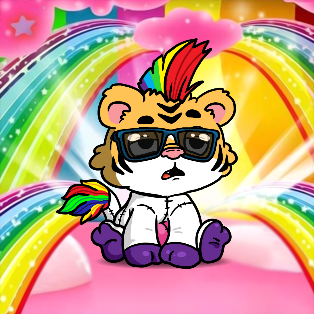 Grouchy Tiger Cub #1077