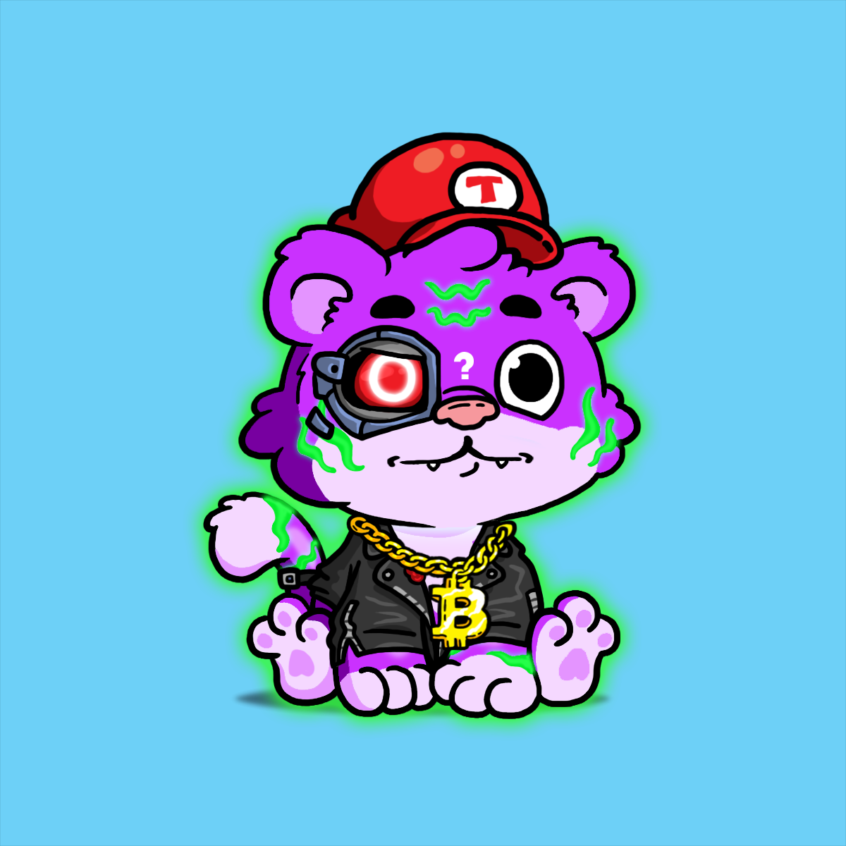 Grouchy Tiger Cub #1105