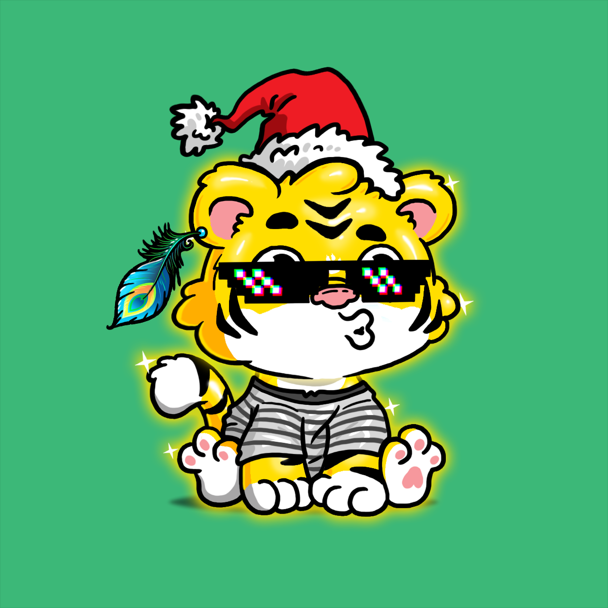Grouchy Tiger Cub #1106