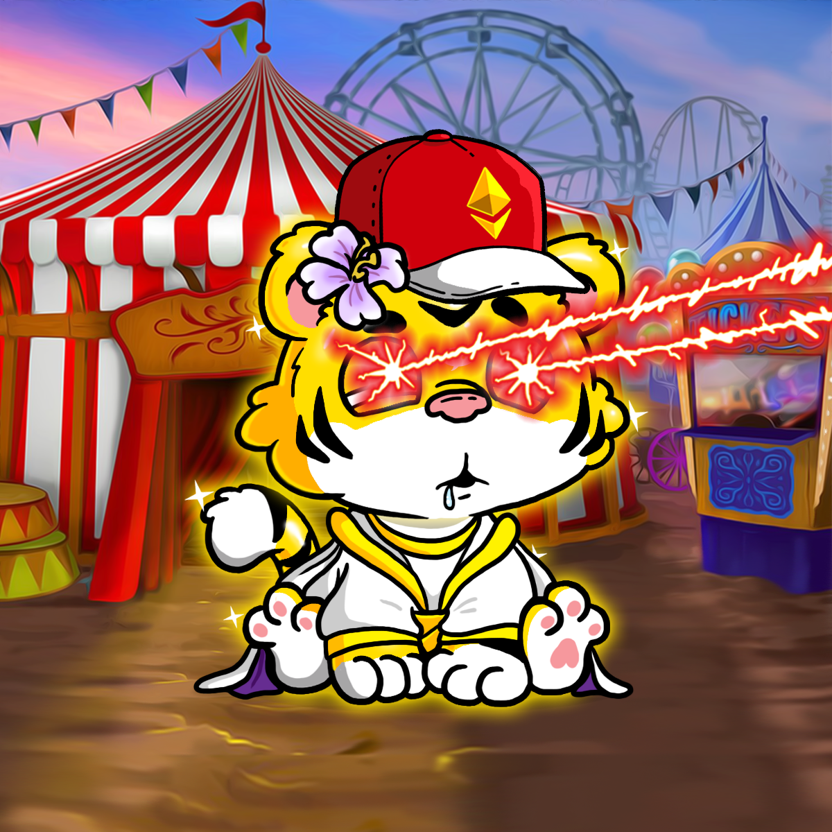Grouchy Tiger Cub #1145