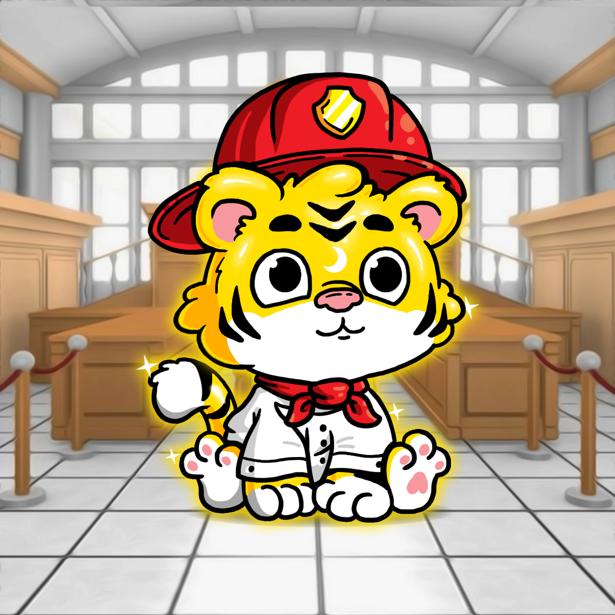 Grouchy Tiger Cub #1127