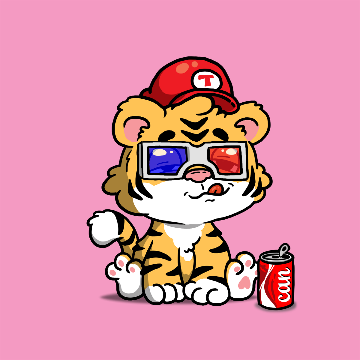 Grouchy Tiger Cub #1151