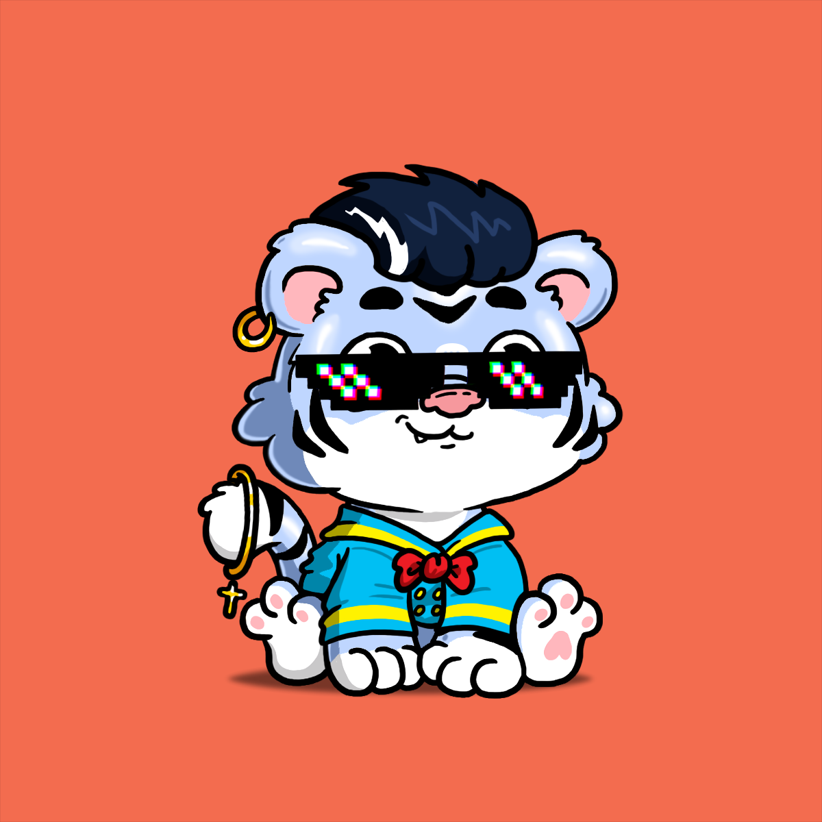 Grouchy Tiger Cub #1150