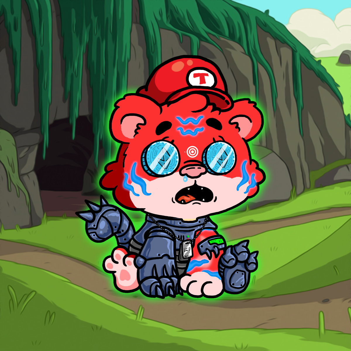 Grouchy Tiger Cub #1159