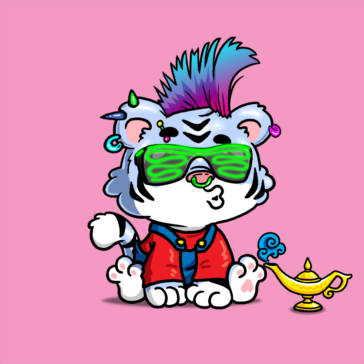 Grouchy Tiger Cub #1141