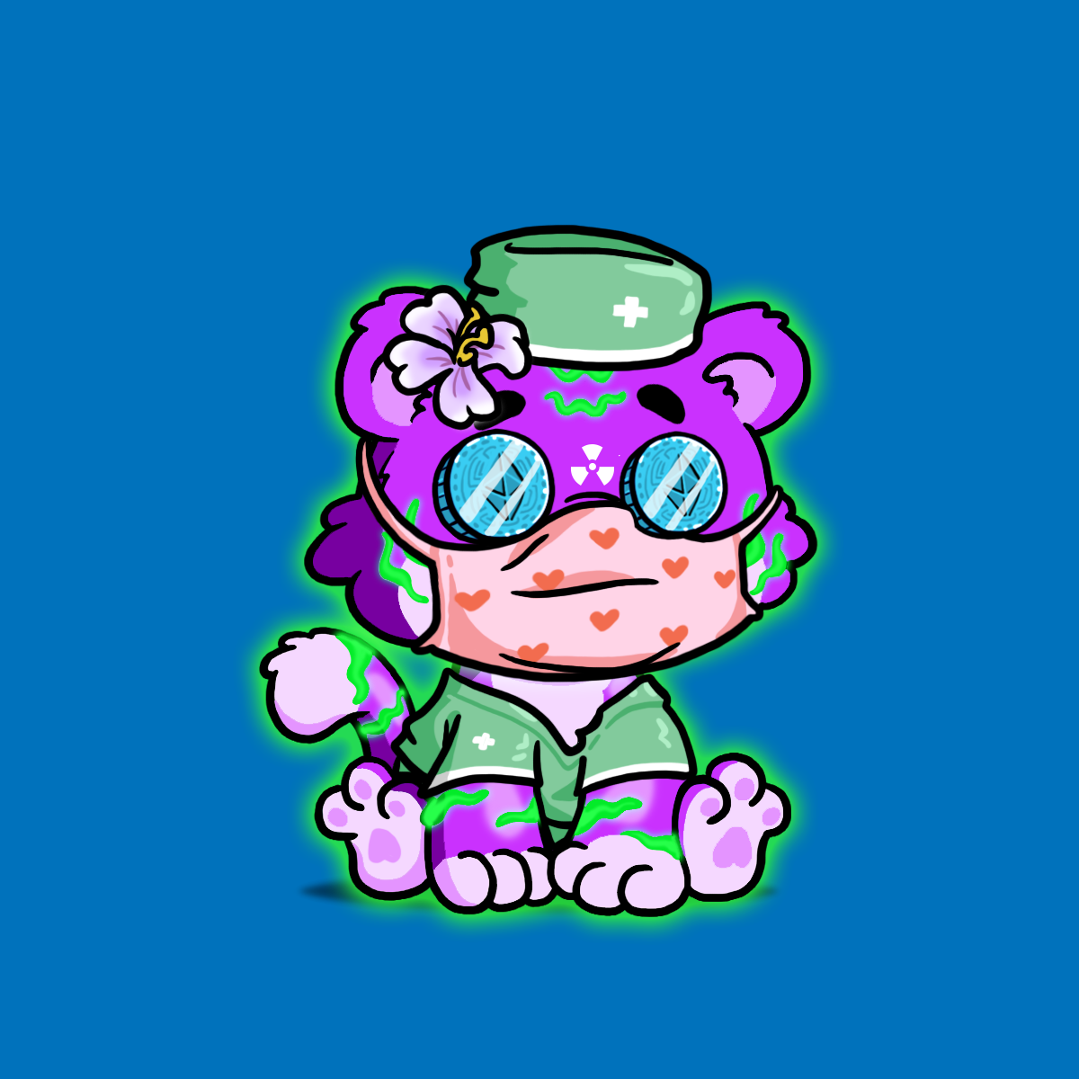 Grouchy Tiger Cub #1196