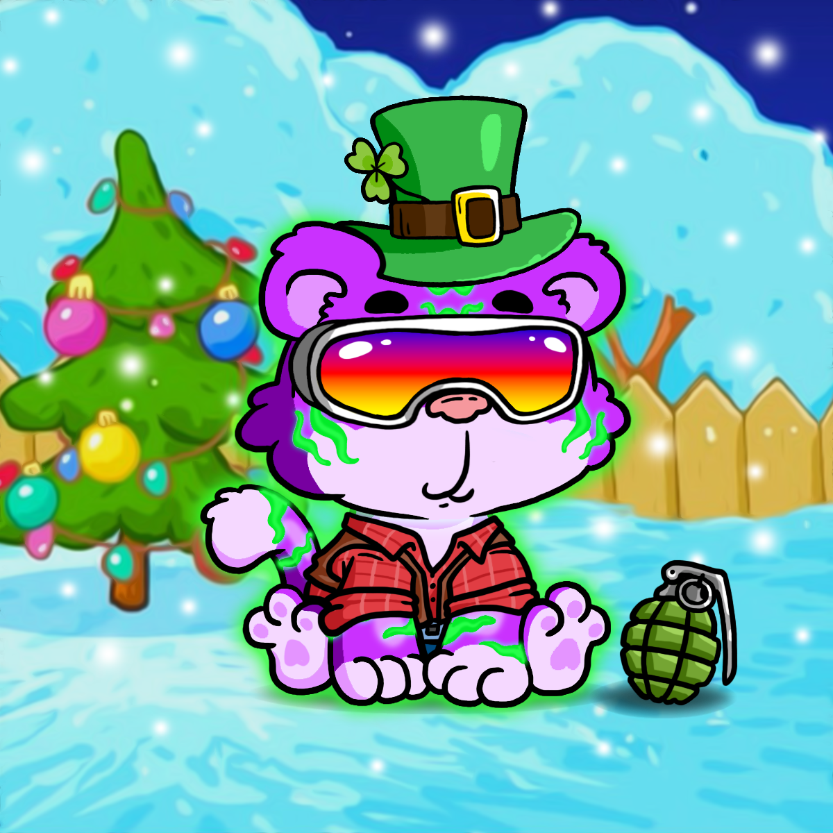 Grouchy Tiger Cub #1209