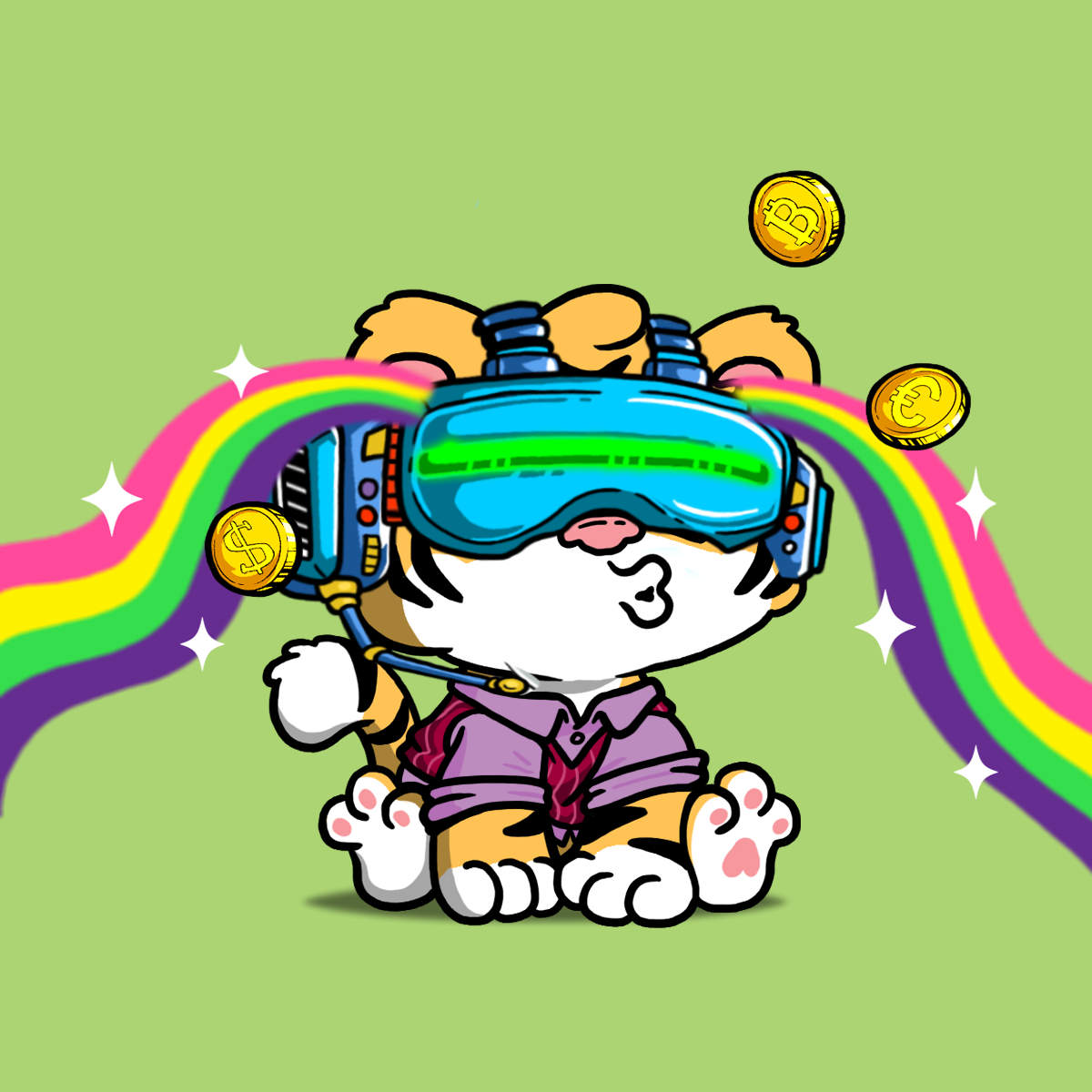 Grouchy Tiger Cub #1211