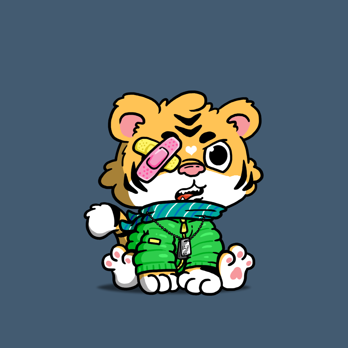 Grouchy Tiger Cub #216