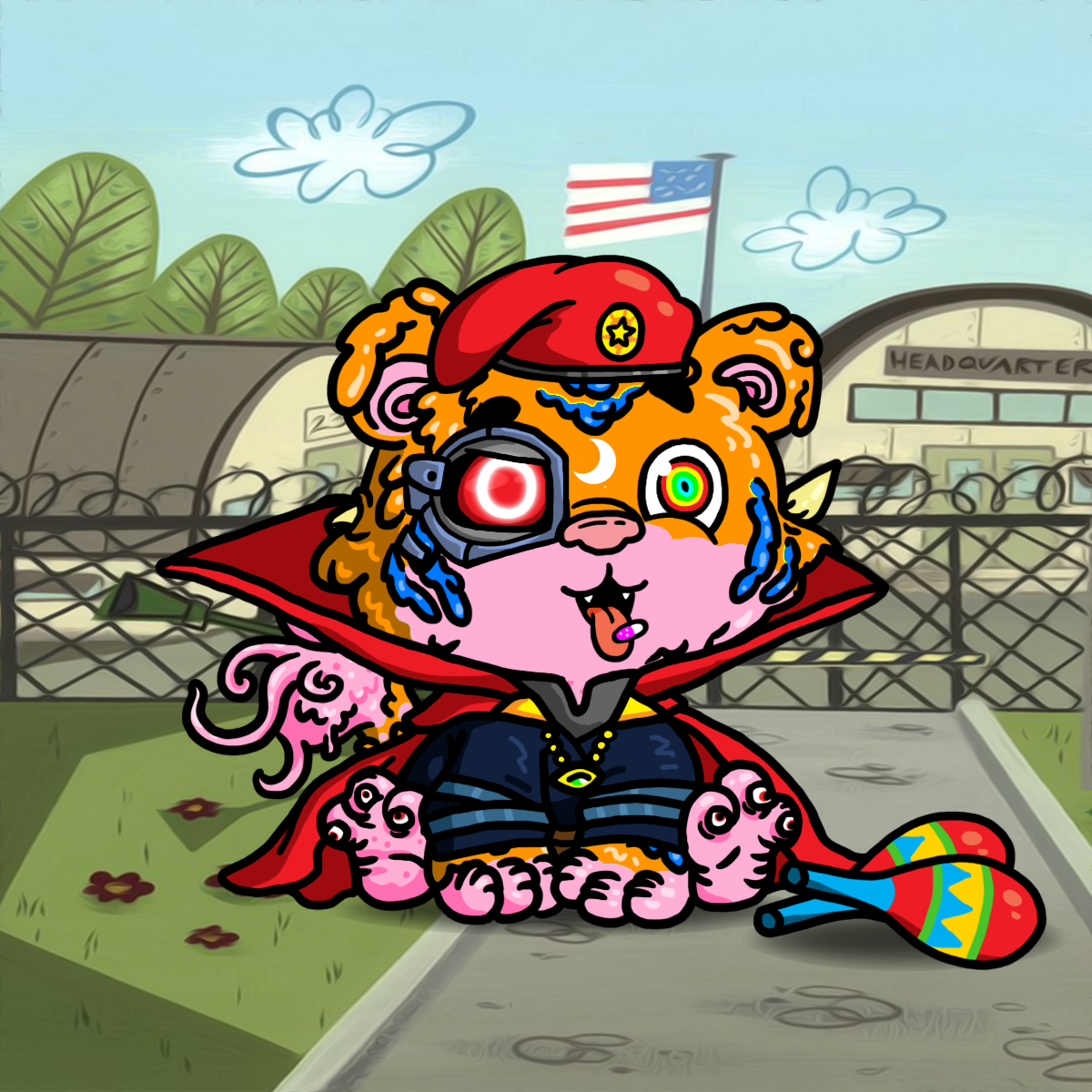 Grouchy Tiger Cub #1261