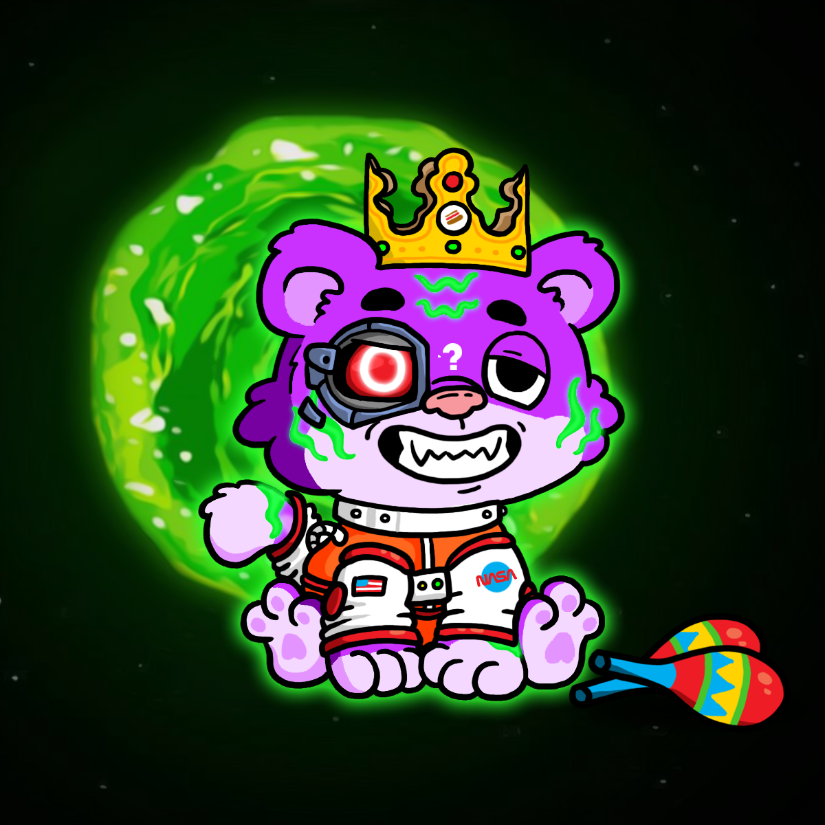Grouchy Tiger Cub #1326
