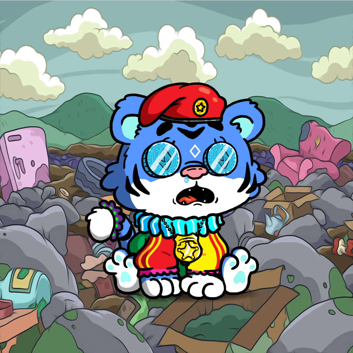 Grouchy Tiger Cub #1385