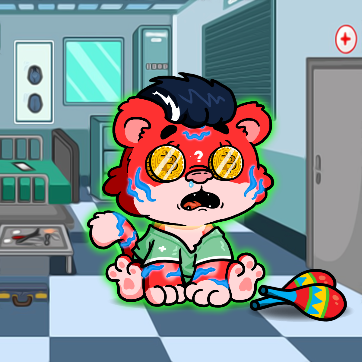 Grouchy Tiger Cub #1402