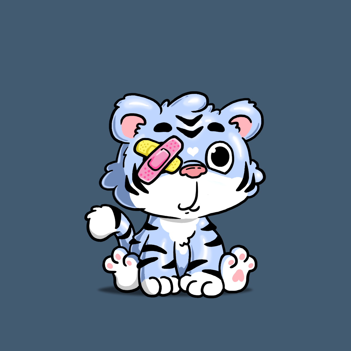 Grouchy Tiger Cub #1452