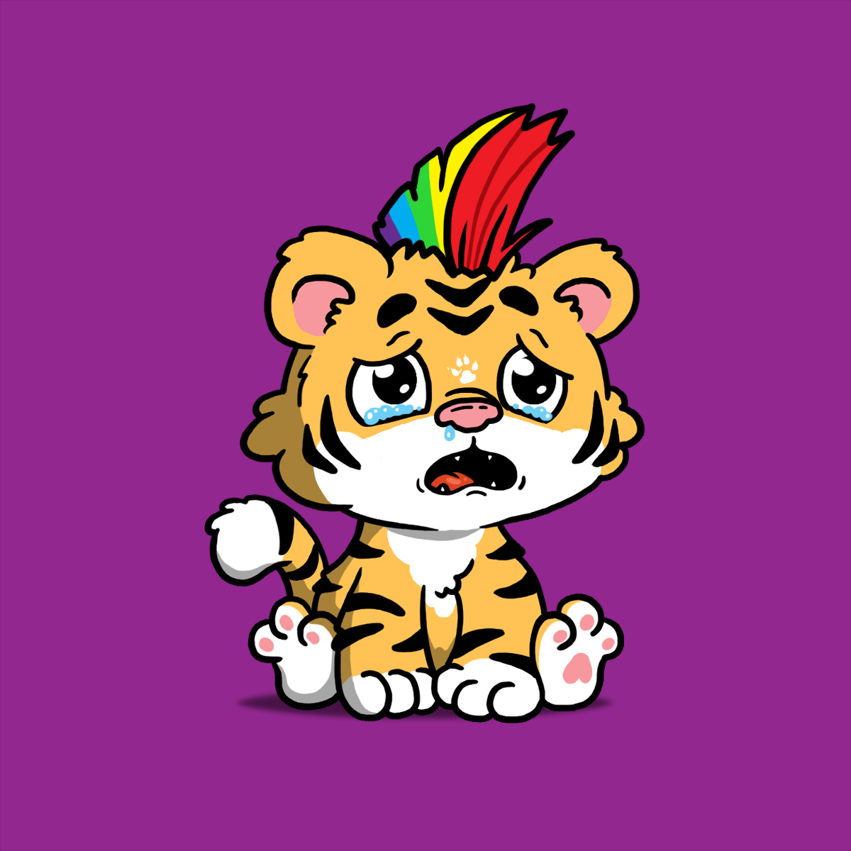 Grouchy Tiger Cub #1462