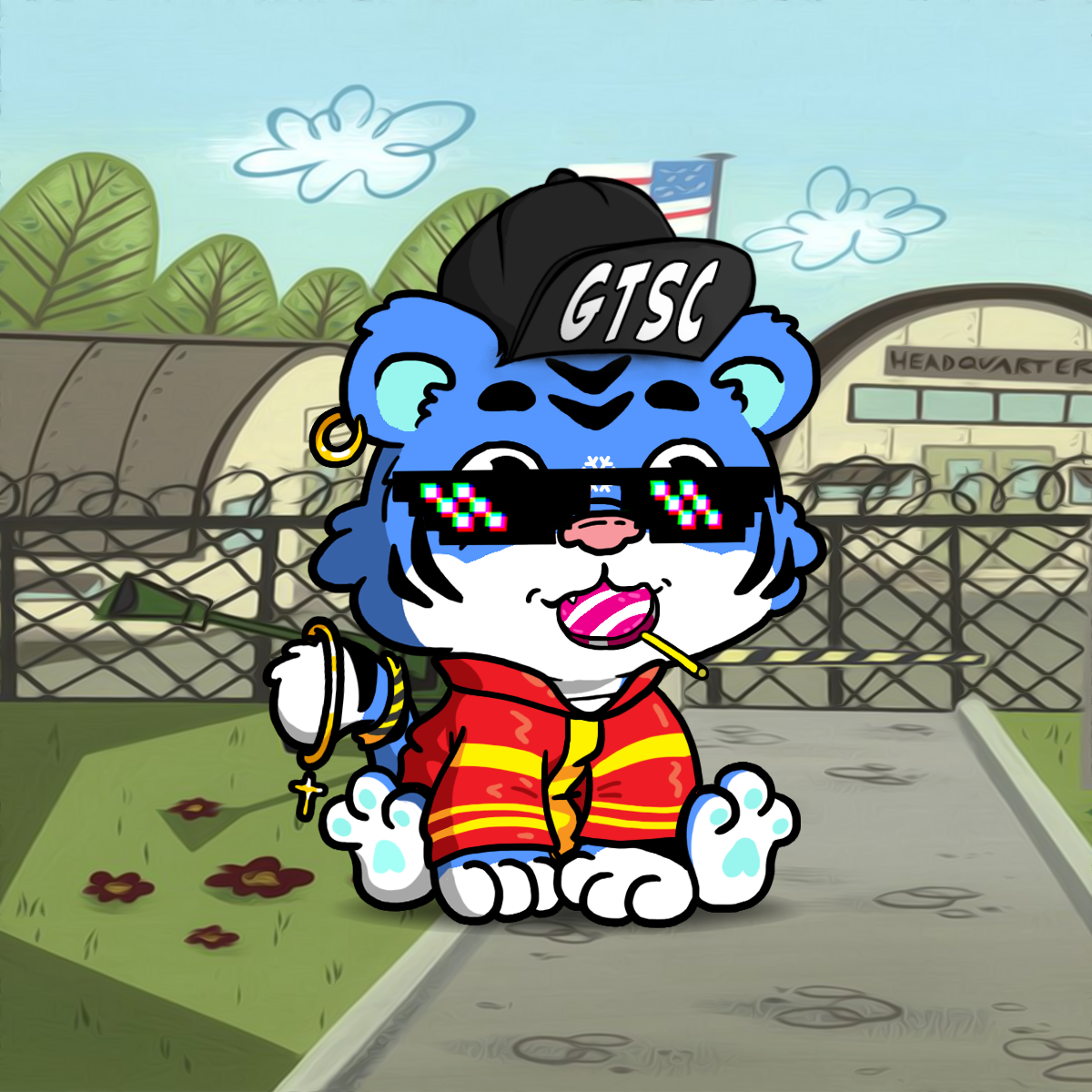 Grouchy Tiger Cub #1476