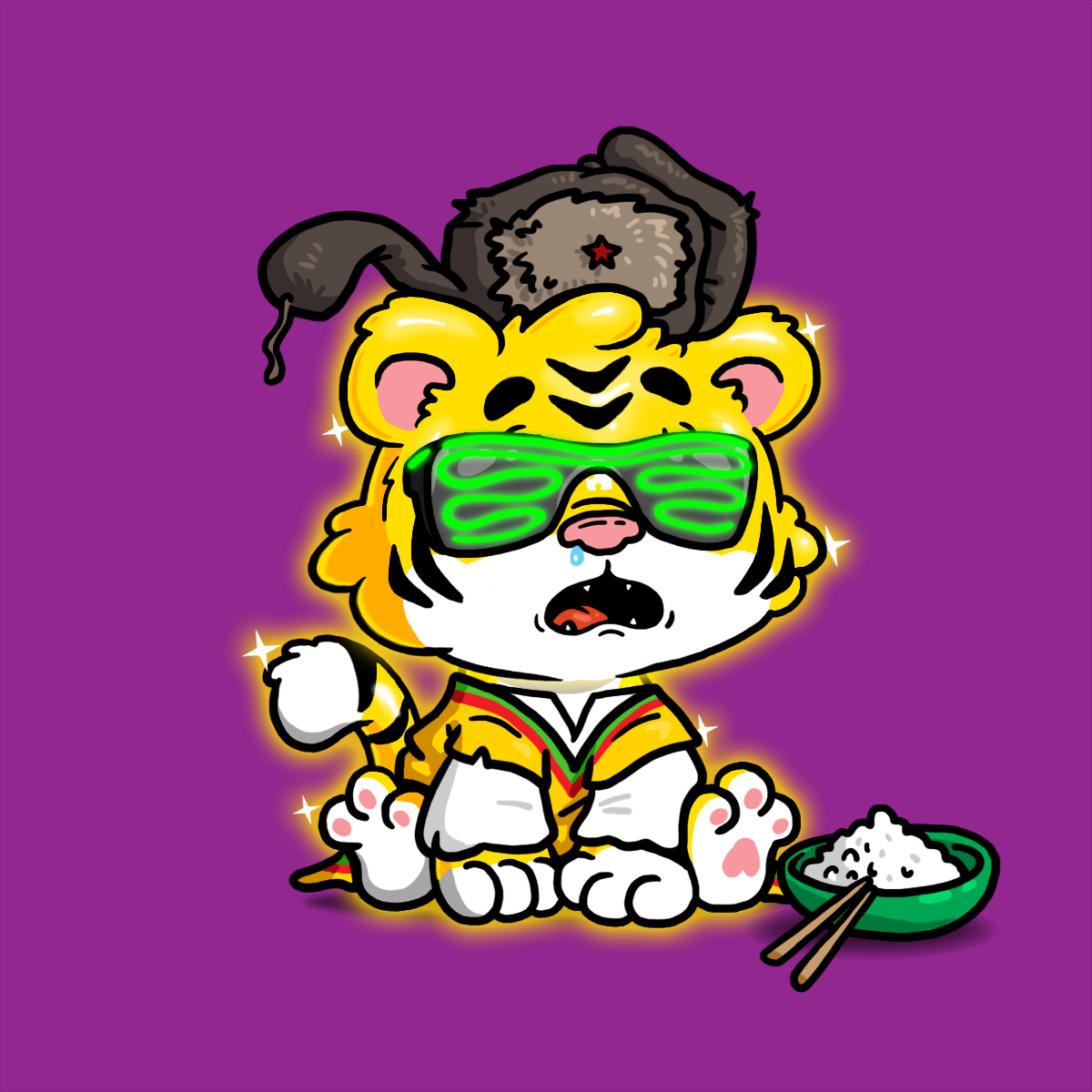 Grouchy Tiger Social Club - Golden Tiger Cultures Cub #1499