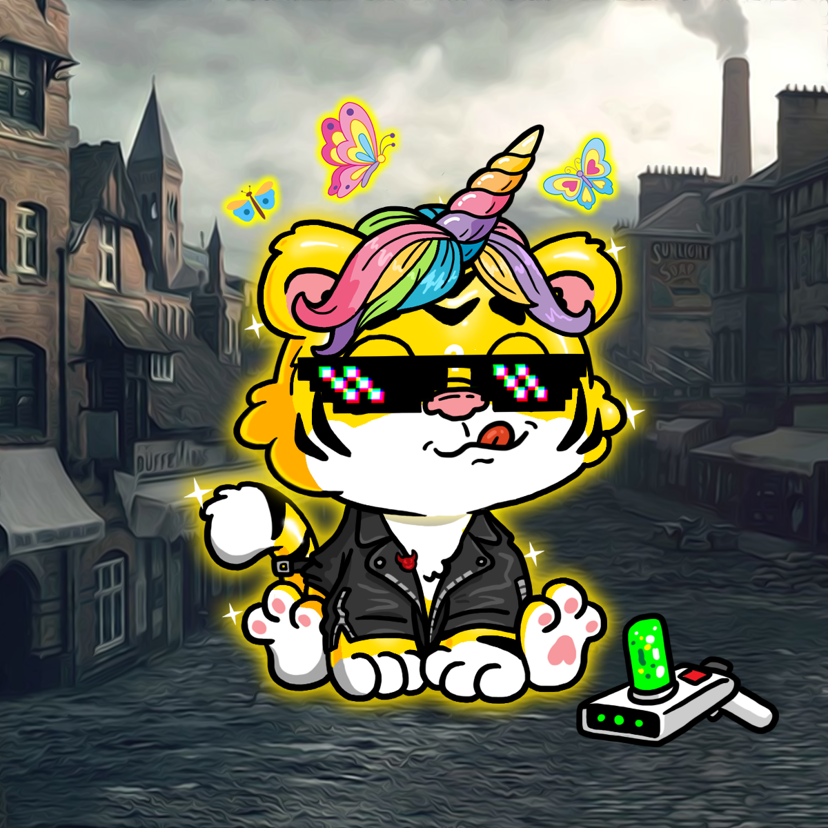 Grouchy Tiger Cub #1566