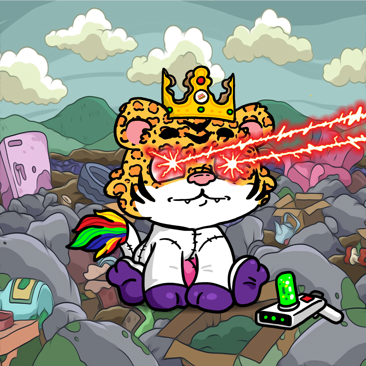 Grouchy Tiger Cub #1574