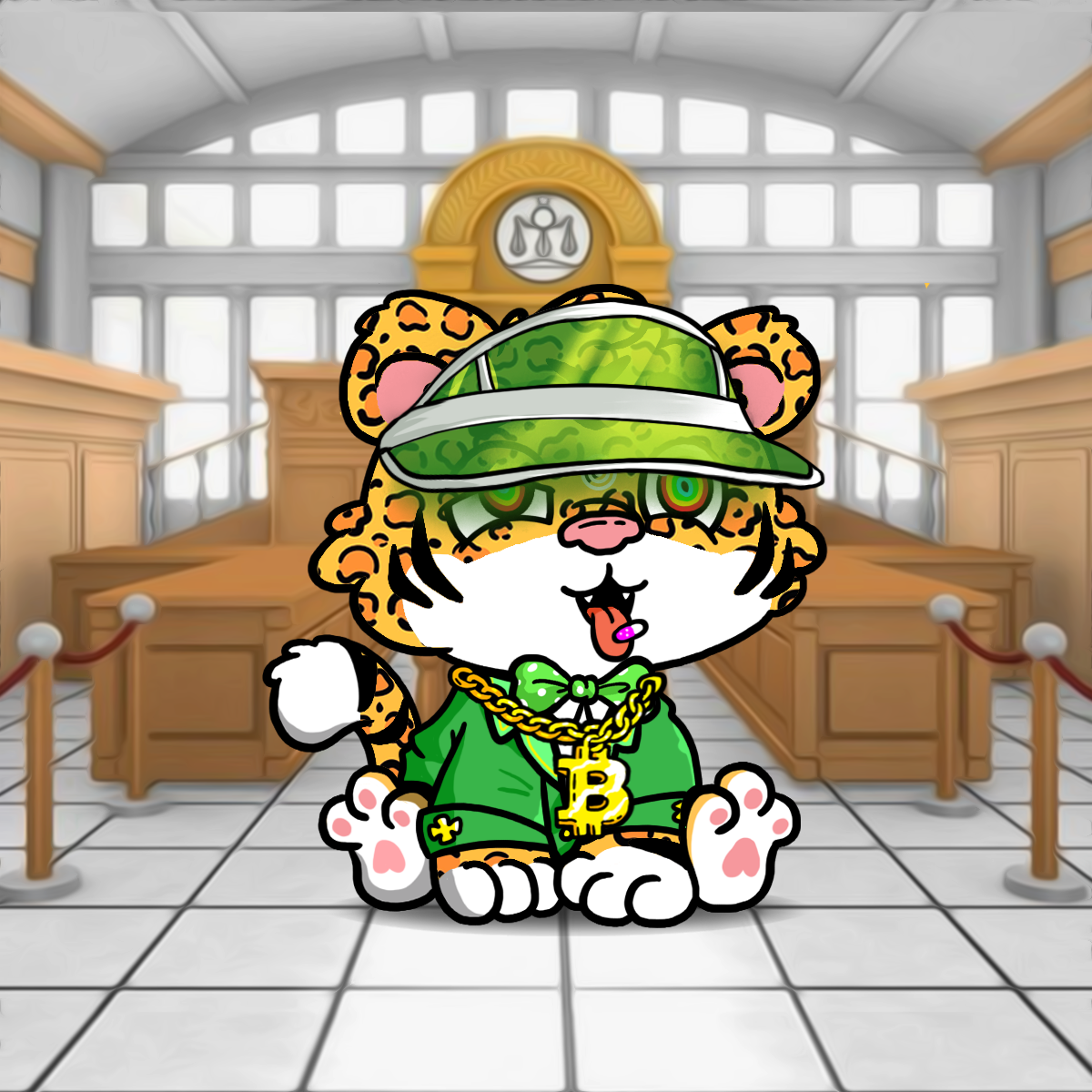 Grouchy Tiger Cub #1589